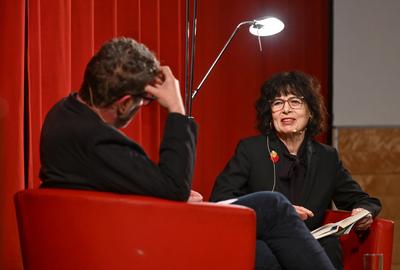 2022 - Lesung der Monika Helferim Pfarrsaal in BAd Ischl, im Rahmen der Kulturinstitution "Literaturschiff, am 28.03.25-stock-photo