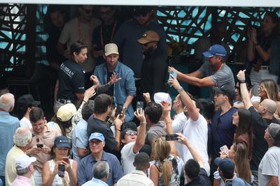 Lionel Messi & Family at 2025 Miami Open-stock-photo