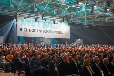 29.03.2025 - Wiener Neustadt, Nieder?sterreich, ?sterreich: Arena Nova Wiener Neustadt; 41. ordentlicher Bundesparteitag-stock-foto