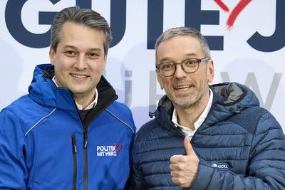 Wahlkampfauftakt FP? Wien-stock-foto