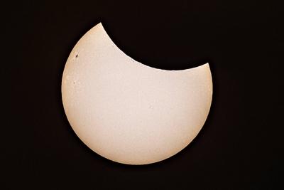 Solar Eclipse Brussels-stock-photo