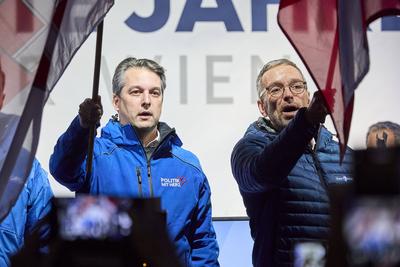 Wahlkampfauftakt FP? Wien-stock-foto
