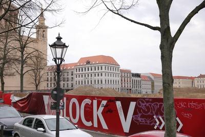 Abriss Staudenhof Potsdam-stock-foto