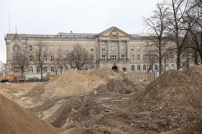 Abriss Staudenhof Potsdam-stock-foto