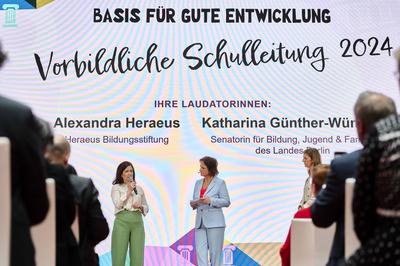 Deutscher Lehrkr?ftepreis - Katharina G?nther-W?nsch-stock-photo