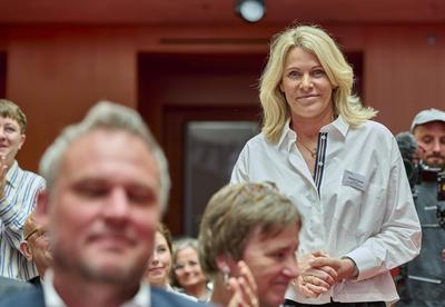 Deutscher Lehrkr?ftepreis - Vorbildliche Schulleitung-stock-photo