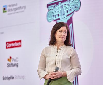 Deutscher Lehrkr?ftepreis - Katharina G?nther-W?nsch-stock-photo