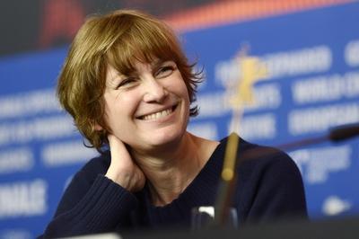 66. Berlinale: Michael Ballhaus erh?lt den Goldenen Ehrenb?ren Sherry Hormann during the Honory Golden Bear to Michael-stock-foto