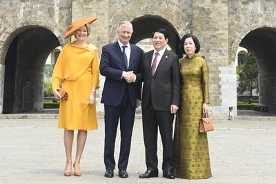 State Visit of King Philippe and Queen Mathilde to Vietnam (Day 2)-stock-photo
