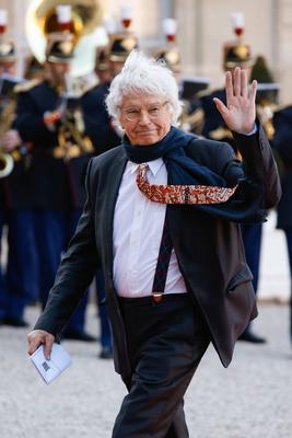 Diner d&#039;etat en l&#039;honneur du Roi et de la Reine du Danemark-stock-foto