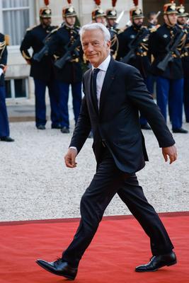 Diner d&#039;etat en l&#039;honneur du Roi et de la Reine du Danemark-stock-foto