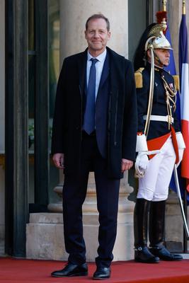 Diner d&#039;etat en l&#039;honneur du Roi et de la Reine du Danemark-stock-foto