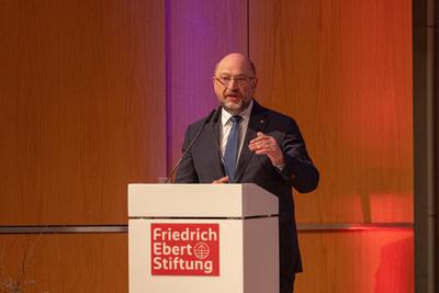 Festakt 100 Jahre Friedrich-Ebert-Stiftung in Bonn - 31.03.2025-stock-photo