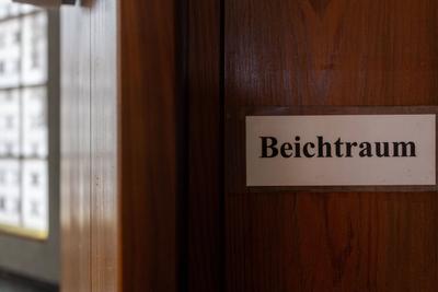 Sexueller Missbrauch in der katholischen Kirche. 07.10.2023, EU, DEU, Deutschland, Nordrhein-Westfalen, Essen: die St. A-stock-foto
