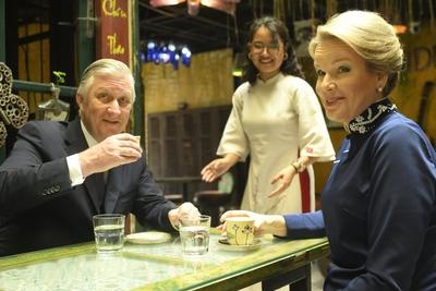 State Visit of King Philippe and Queen Mathilde to Vietnam (Day 2)-stock-photo