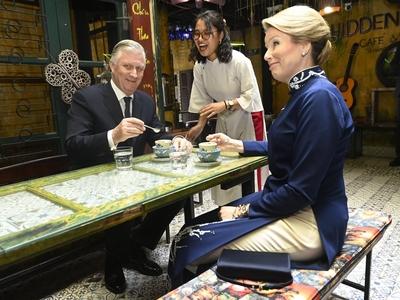 State Visit of King Philippe and Queen Mathilde to Vietnam (Day 2)-stock-photo