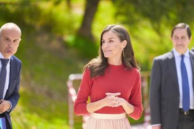 Queen Letizia visits to the Mind, Brain and Behaviour Research Centre (CIMCYC)-stock-foto