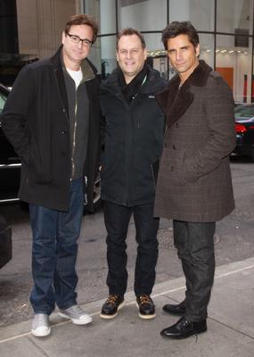 **FILE PHOTO** Dave Coulier Announces Cancer Battle On Live TV. NEW YORK, NY - JANUARY 28: Bob Saget, Dave Coulier, John-stock-photo