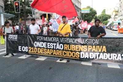 Protest-torture never again in rj-stock-foto
