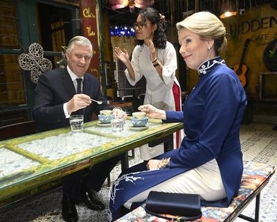 State Visit of King Philippe and Queen Mathilde to Vietnam (Day 2)-stock-photo