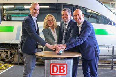 News Themen der Woche KW15 News Bilder des Tages Niedersachsen, Hannover: DB, Ausbau ICE-Werk Hannover Pferdeturm f?r ru-stock-foto