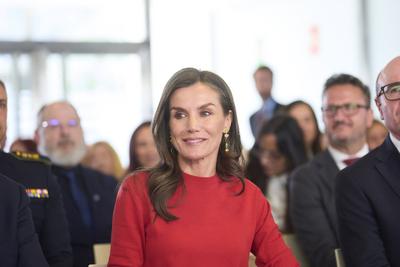 Queen Letizia visits to the Mind, Brain and Behaviour Research Centre (CIMCYC)-stock-foto