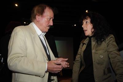 Charly Lehnert Wahlkampfleiter der Saarl?ndischen Linken hier mit der Landtagsabgeordneten Barbara-stock-foto