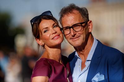 Event - Staatsoper für Alle Gerit Kling mit Ehemann Wolfram Becker bei der Staatsoper für Alle am 08.07.2023 in der Staa-stock-foto