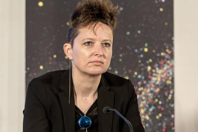 Weltraumschrott - eine reale Gefahr.-stock-foto