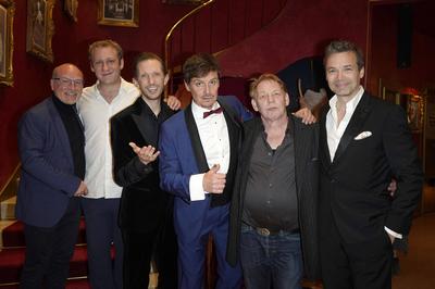 Dennis Sch?nwetter, Johannes Hallervorden, Marc Rudolf, Felix Martin Poenichen, Ben Becker, Marc Secara-stock-foto