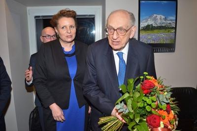 KINO ATLANTIC WARSZAWA 18 02 2015 MALGORZATA OMILANOWSKA WLADYSLAW BARTOSZEWSKI Newspix pl PUBL-stock-photo