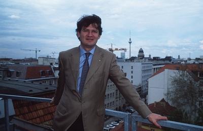 Helmut Brandst?tter (Journalist, TV-Moderator) 05/97 te Mann TV Fernsehen Moderation Journalismus News Nachrichten n-tv-stock-foto