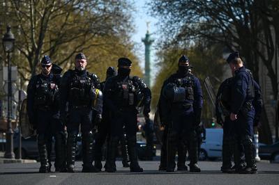 Student Demonstration in Paris, April 3, 2025-stock-foto