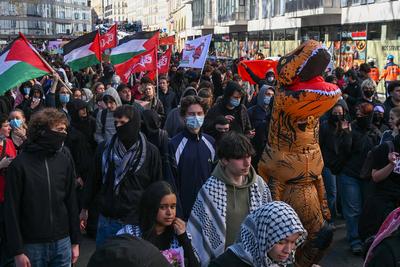 Student Demonstration in Paris, April 3, 2025-stock-foto