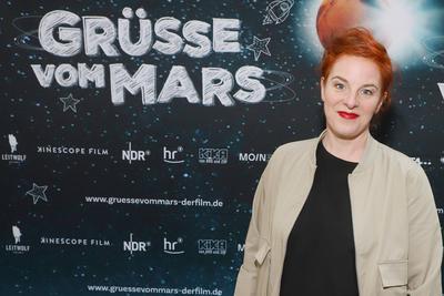 Premiere Gruesse vom Mars in Hamburg-stock-foto