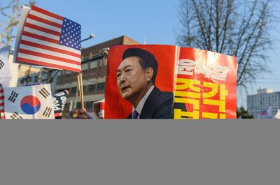 South Korean police were put on high alert in Seoul - 03 Apr 2025-stock-foto