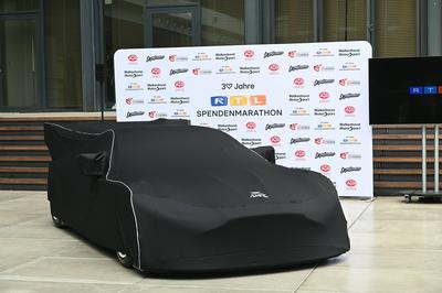 Charity Car Projekt, einem Aston Martin Vantage GT3-stock-foto