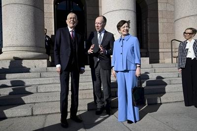 President Alexander Van der Bellen-stock-photo