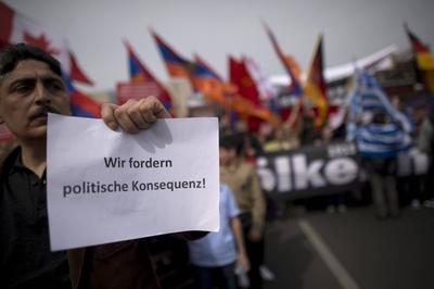 Voelkermord an Armeniern DEU, Deutschland, Germany, Berlin, 25.04.2015 Am Donnerstag will der Deutsche Bundestag eine Re-stock-photo