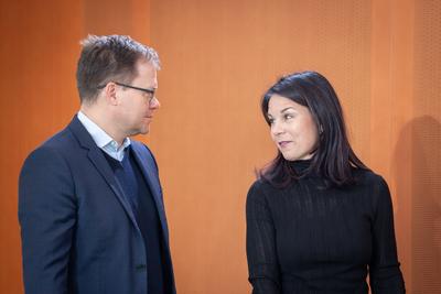 129. Sitzung des Bundeskabinett-stock-photo