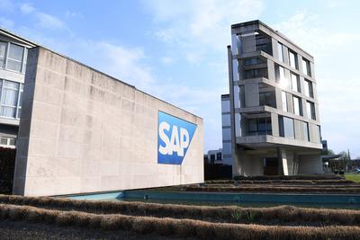 SAP Deutschland SE Zentrale / Hauptquartier am 21.04.2021 in Walldorf *** SAP Germany SE Headquarters on 21 04 2021 in W-stock-photo