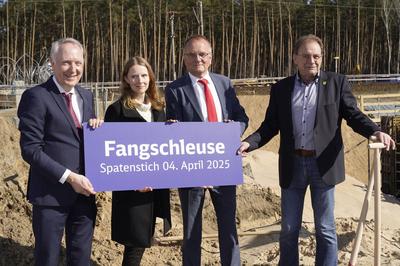 Alexander Kaczmarek, Sabrina Grunert, Detlef Tabbert, Arne Christiani-stock-foto