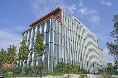 Schufa, Kormoranweg, Schierstein, Hessen, Deutschland *** Schufa, Kormoranweg, Schierstein, Hesse, Germany-stock-foto