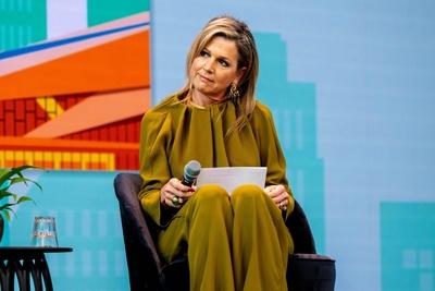Queen M?xima speaks at INSEAD Alumni Forum Europe 2025, Amsterdam, The Netherlands-stock-foto