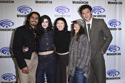 Michael Cimino, Ella Rubin, Ji-young Yoo, Odessa A'zion, Belmont Cameli-stock-foto