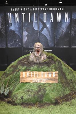 'Until Dawn' Werbung-stock-foto