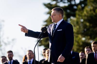 LIBERATION OF BRATISLAVA 80TH ANNIVERSARY-stock-foto