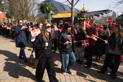 Tivoli opens for summer season-stock-photo