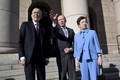 President Alexander Van der Bellen-stock-photo
