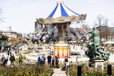 Tivoli opens for summer season-stock-photo